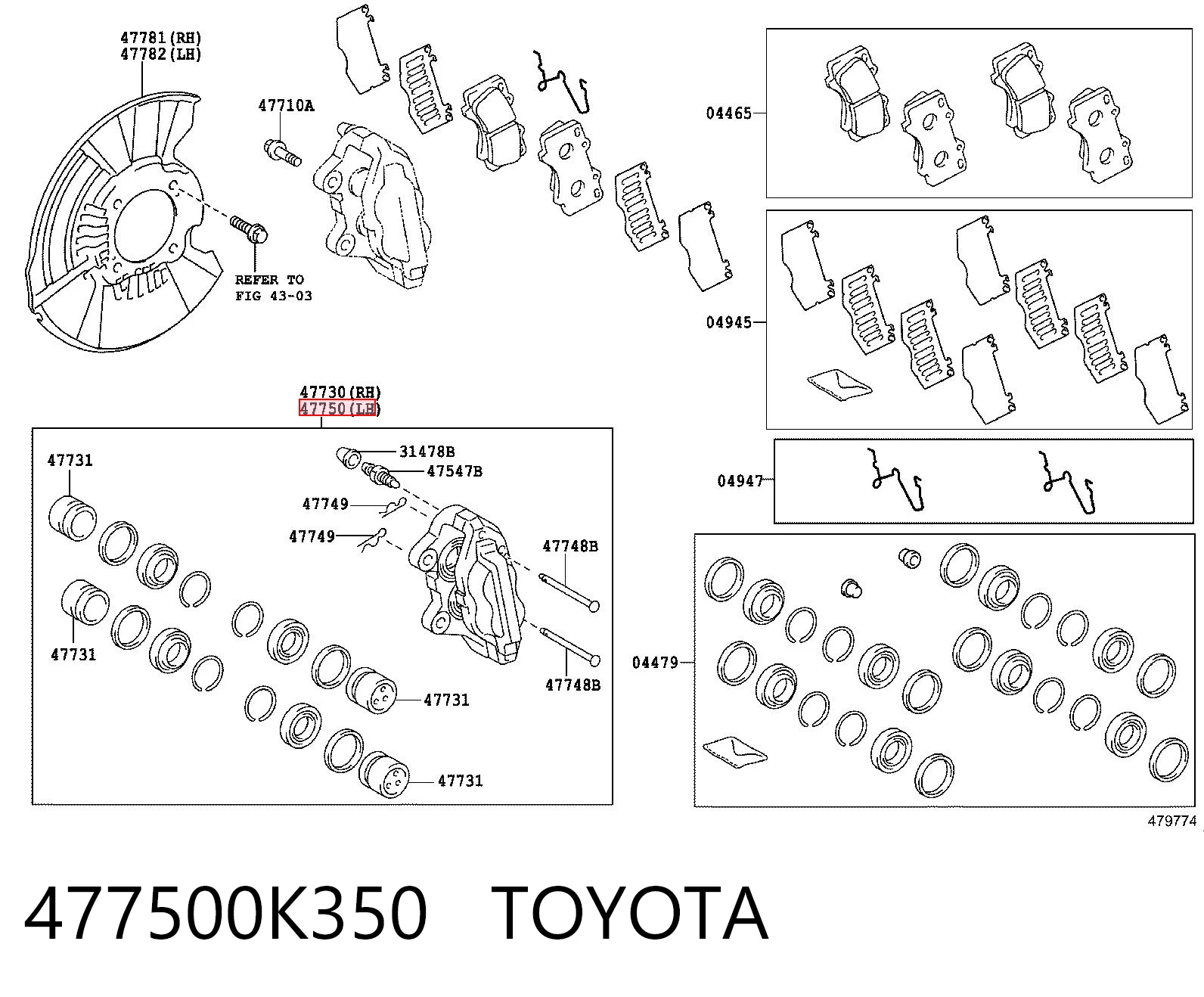 477500K350 Toyota