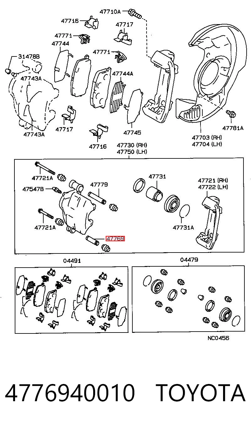 4776940010 Toyota