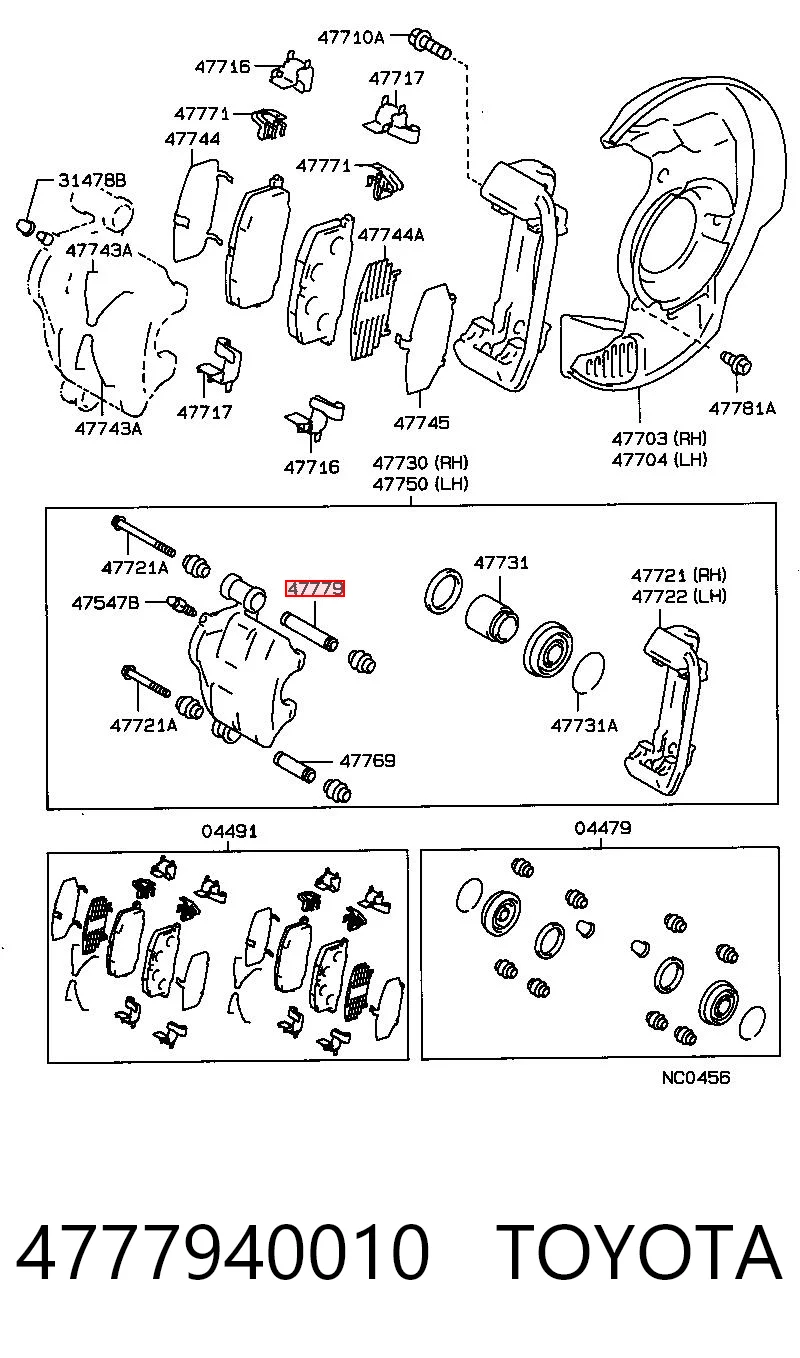 4777940010 Toyota