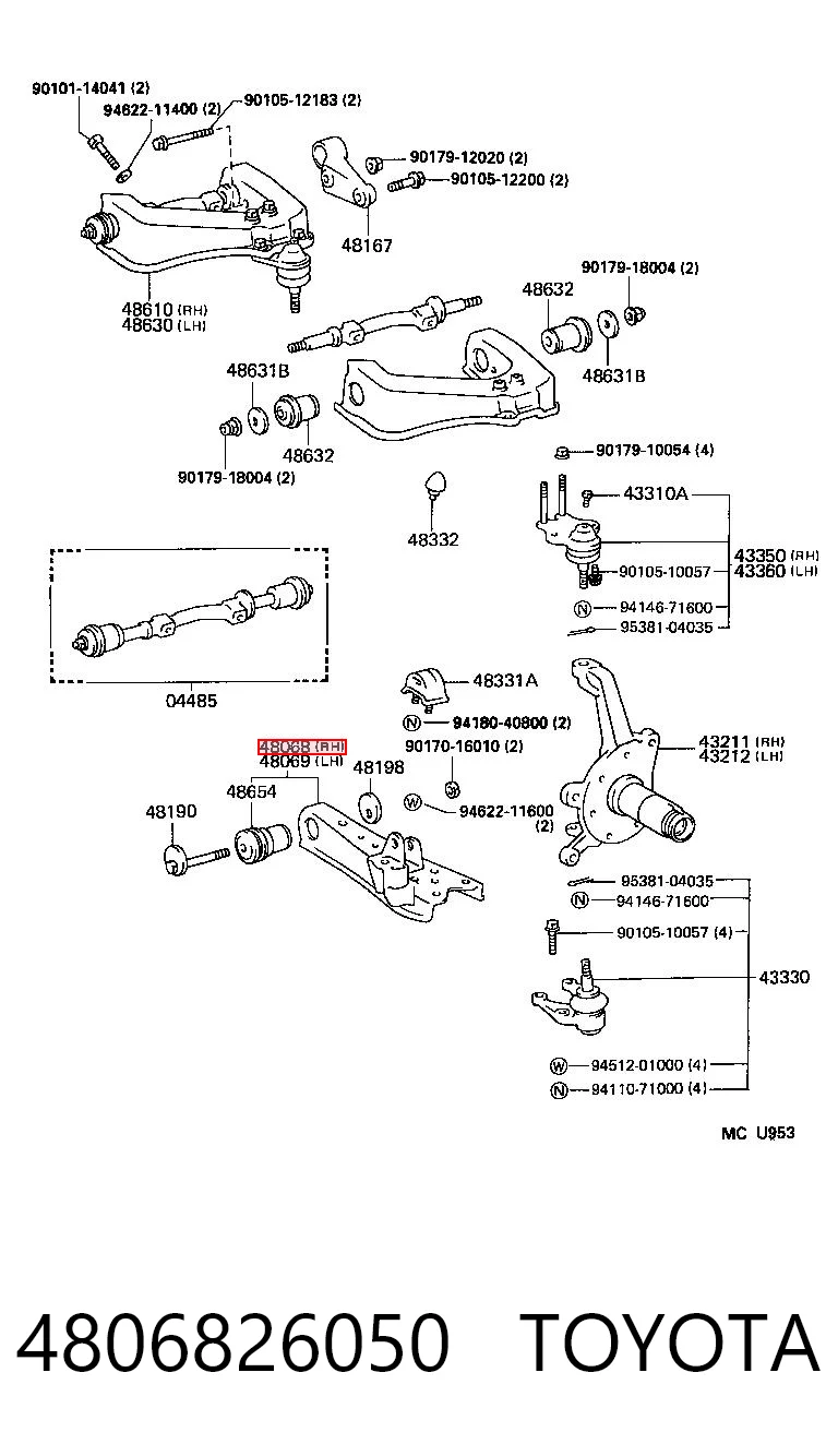 4806826050 Toyota