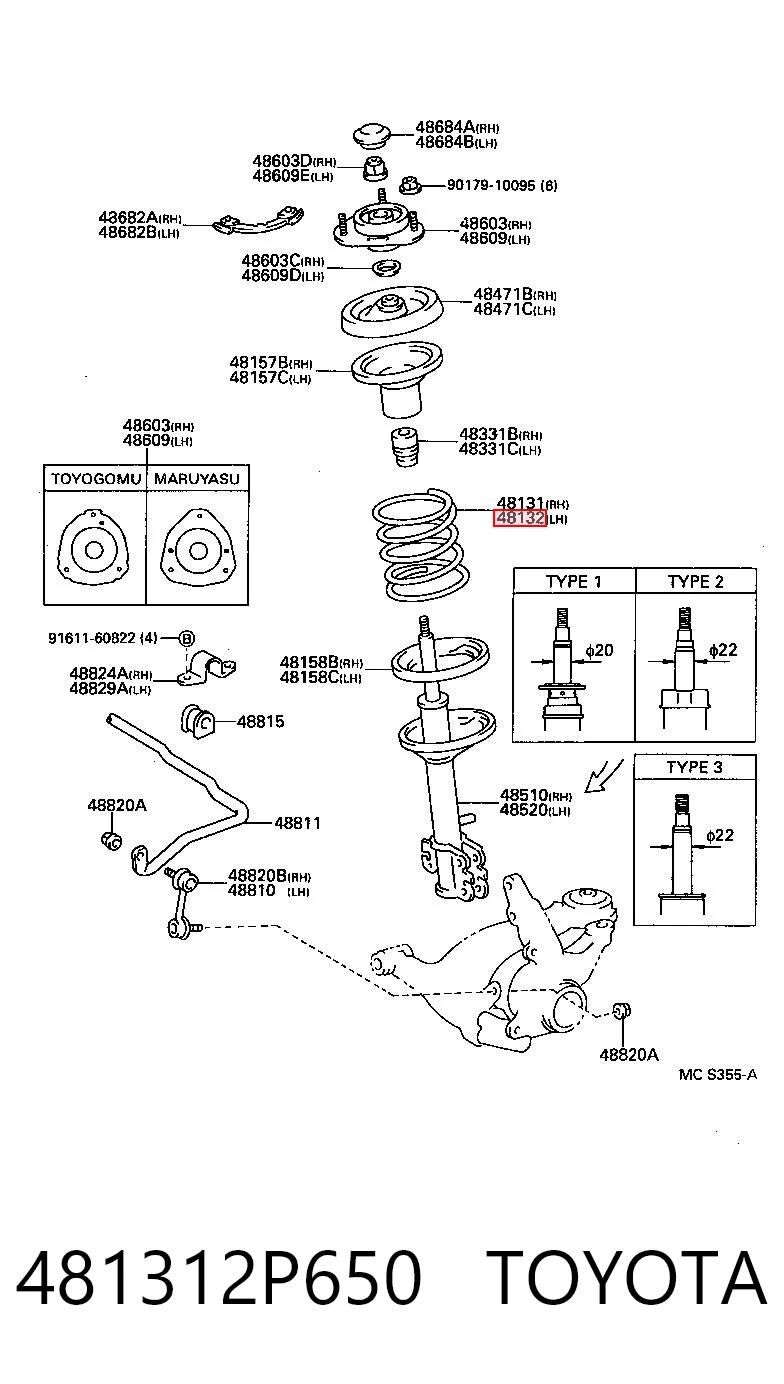 481312P650 Toyota