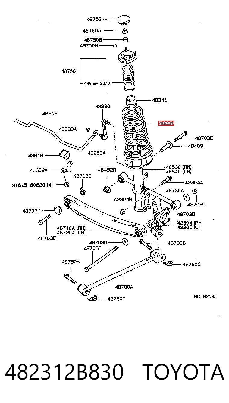 Задні пружини CS16090 NIPPON MOTORS