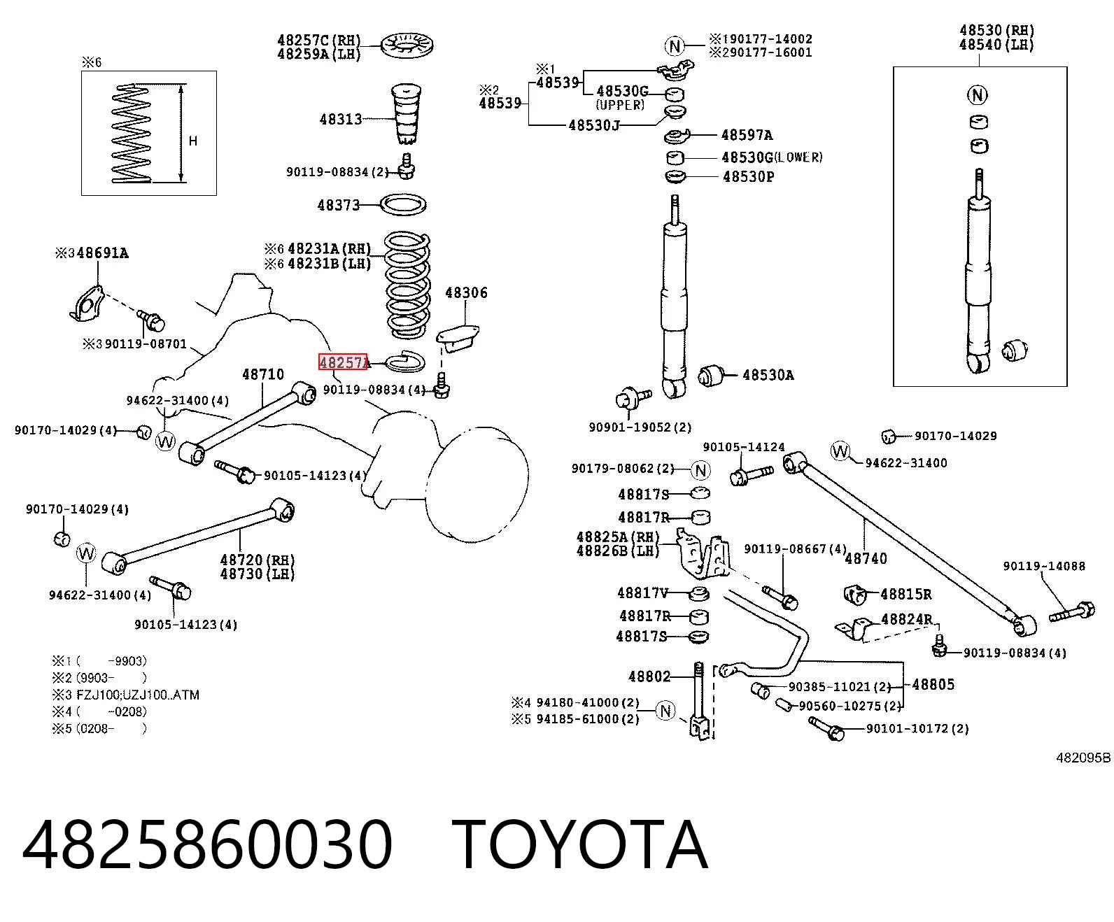 4825860030 Toyota