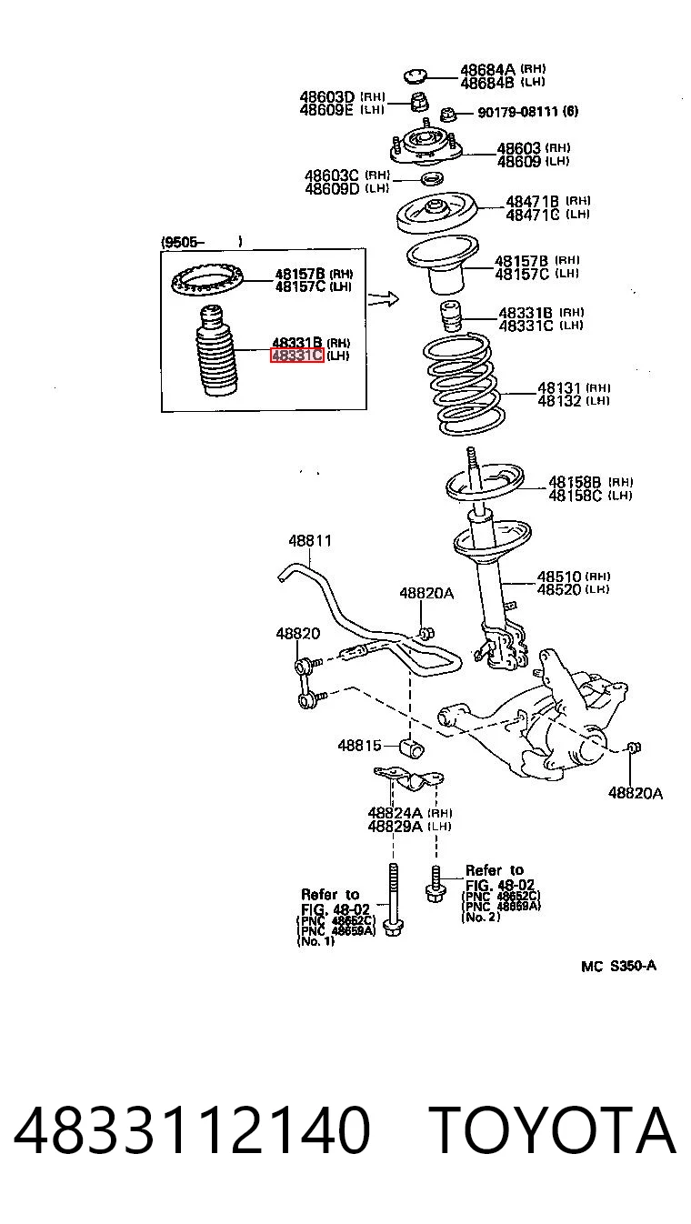 Буфер-відбійник амортизатора переднього NMS1186 NIPPON MOTORS