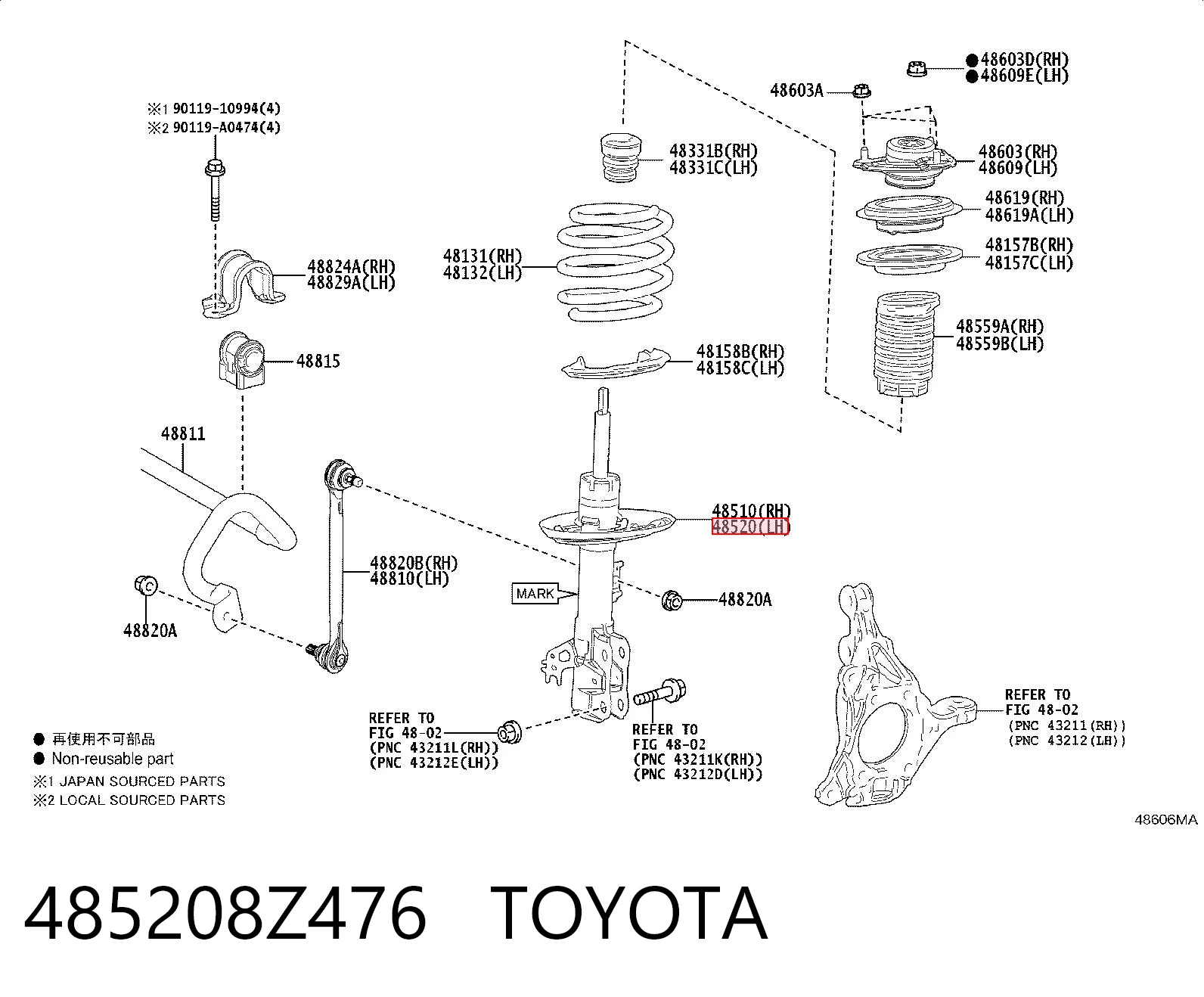 485208Z476 Toyota