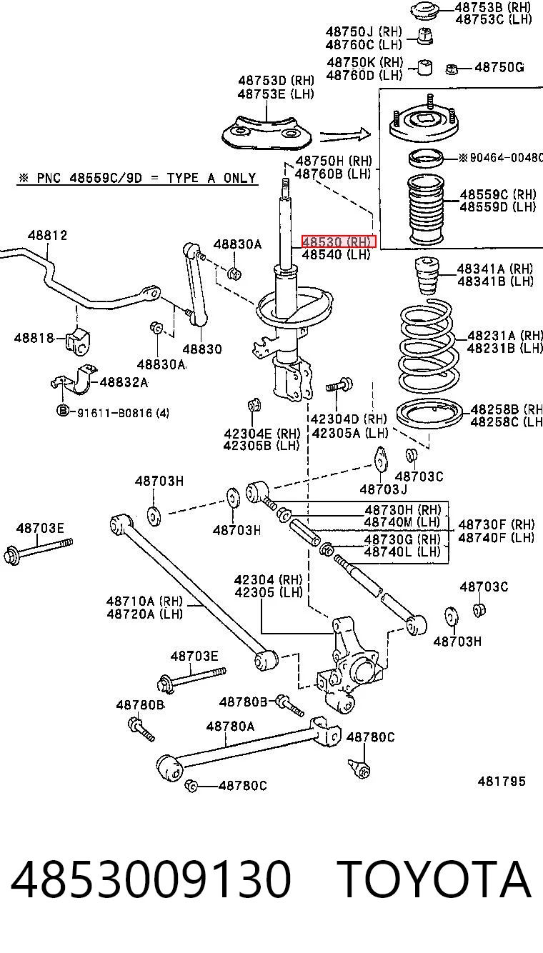 22049537 Bilstein Амортизатор задній, правий
