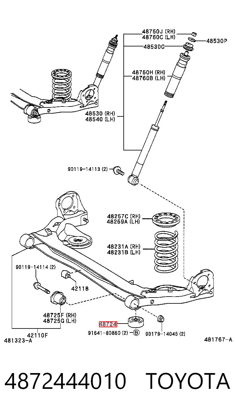 4872444010 Toyota