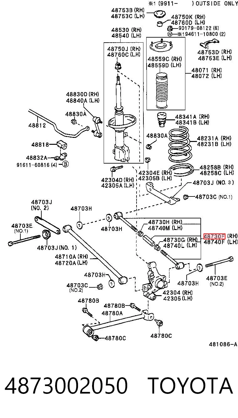 4873002050 Toyota