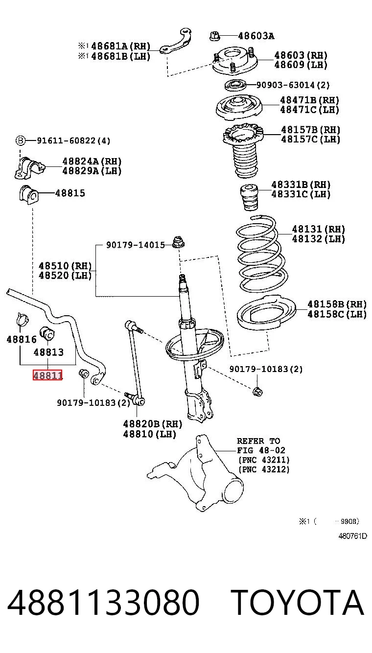 4881133080 Toyota