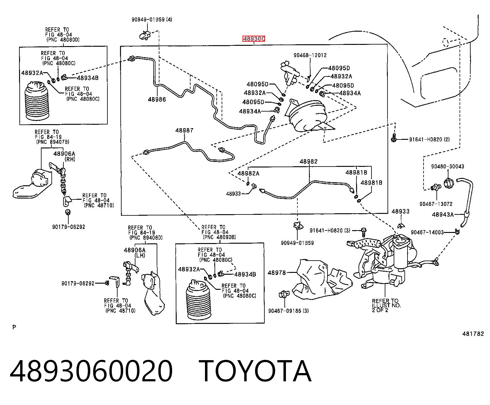4893060020 Toyota Ресивер пневматичної системи