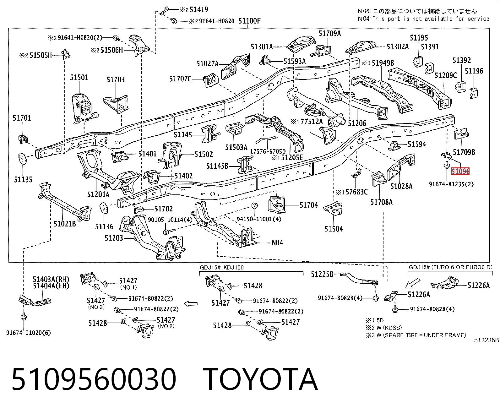 5109560030 Toyota 