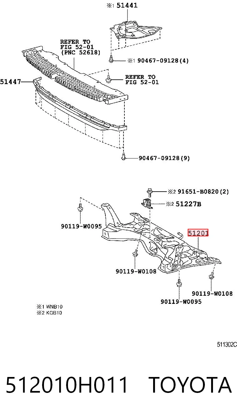 Передня балка на Citroen C1 I PM, PN