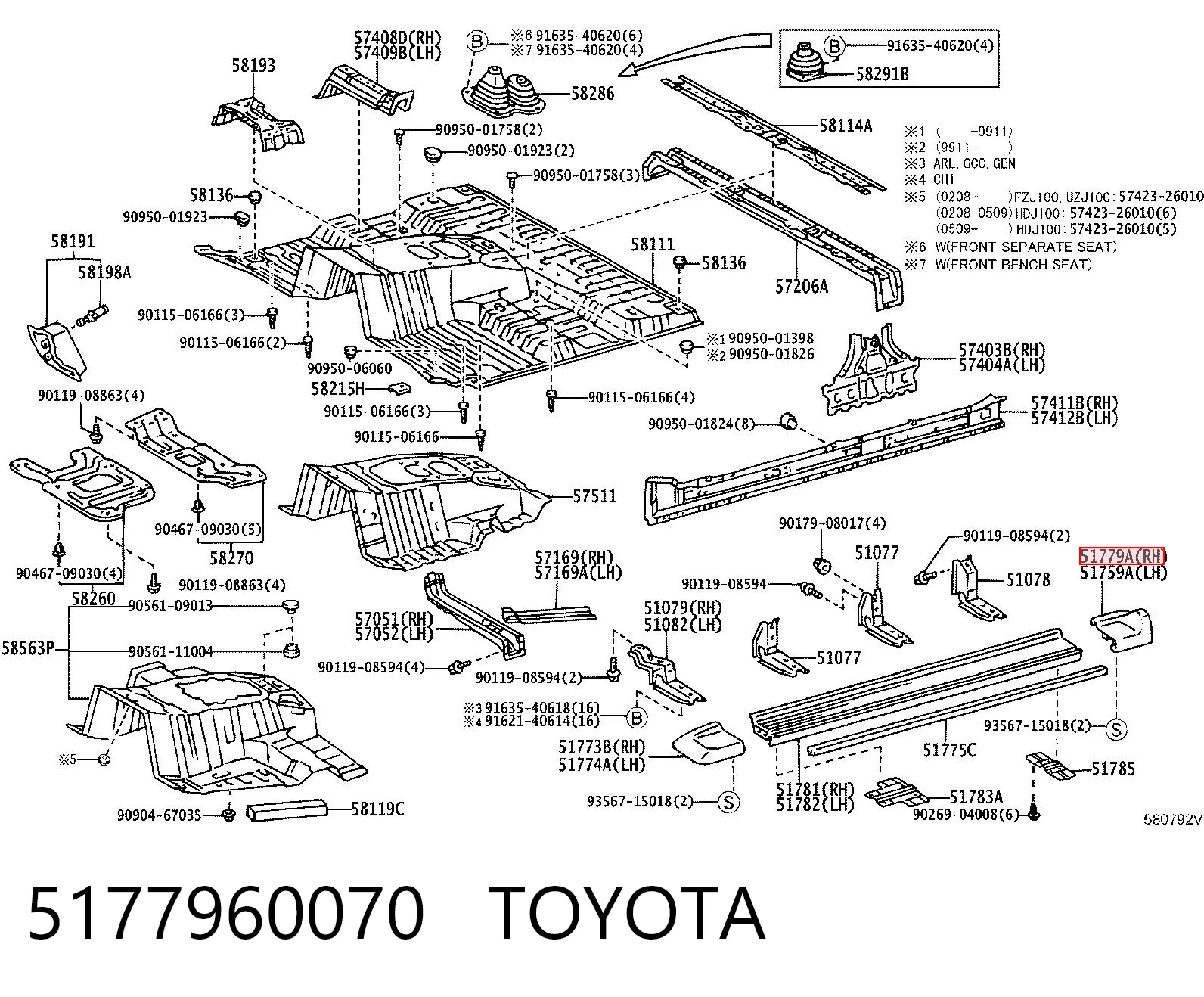 5177960070 Toyota