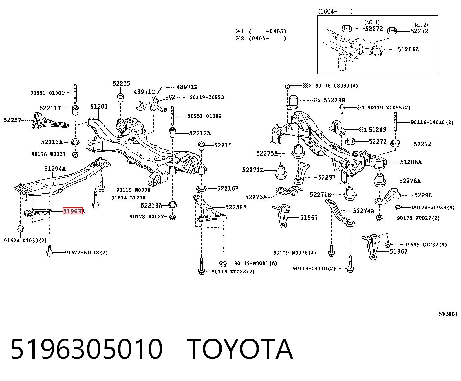 5196305010 Toyota 