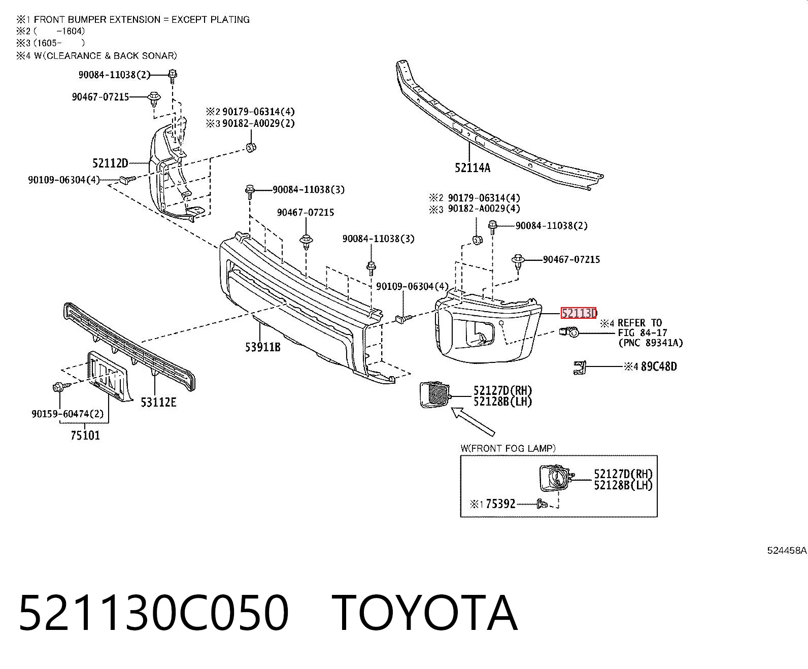 521130C050 Toyota 