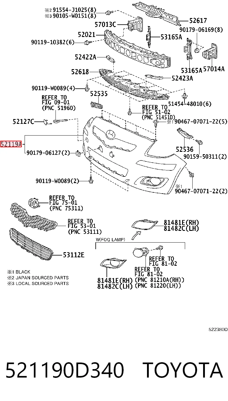 Бампер на авто FPS FP8115901 ціна, від 54.66 USD