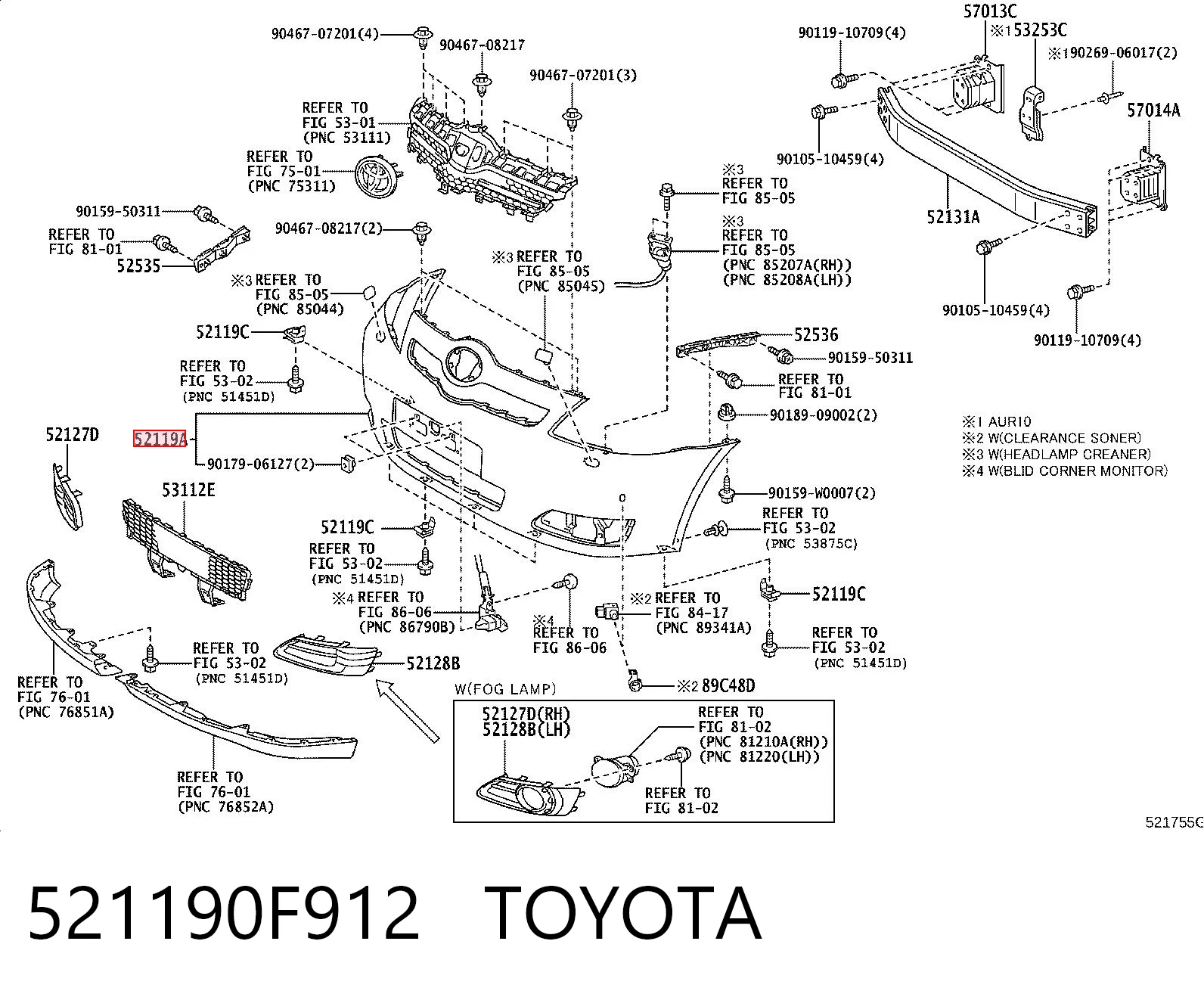 521190F912 Toyota