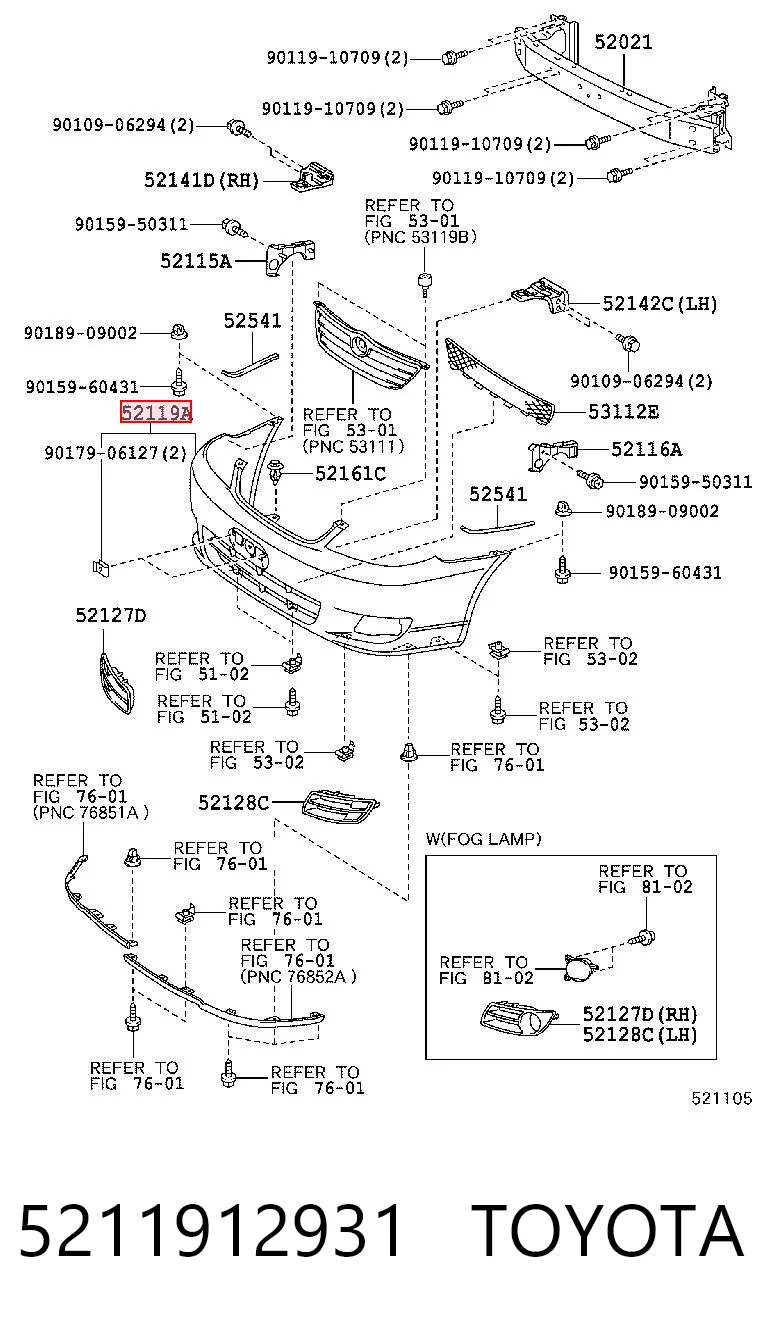 5211912931 Toyota