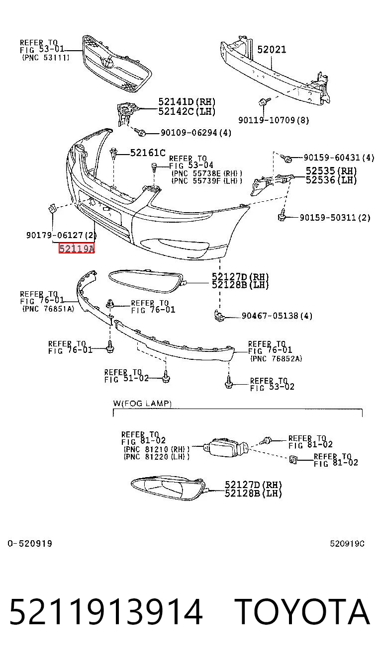 5211913914 Toyota