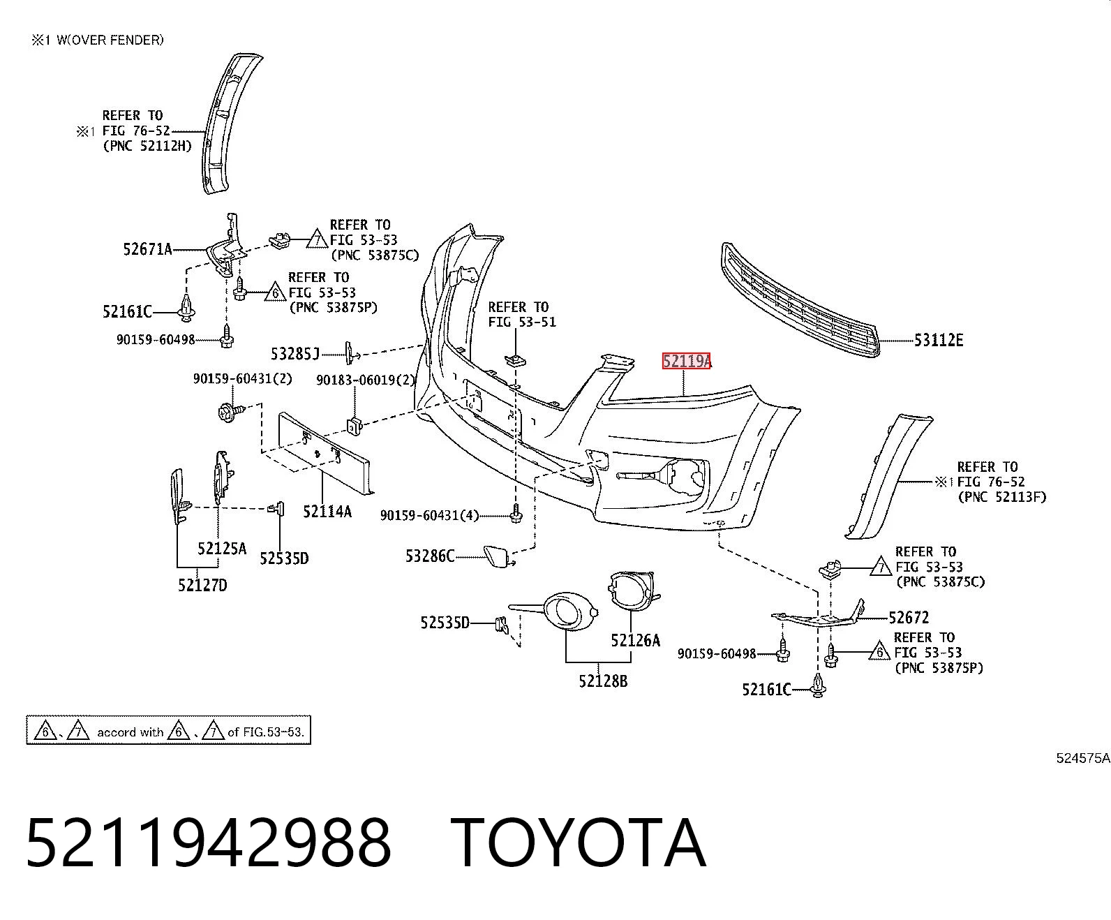 5211942988 Toyota