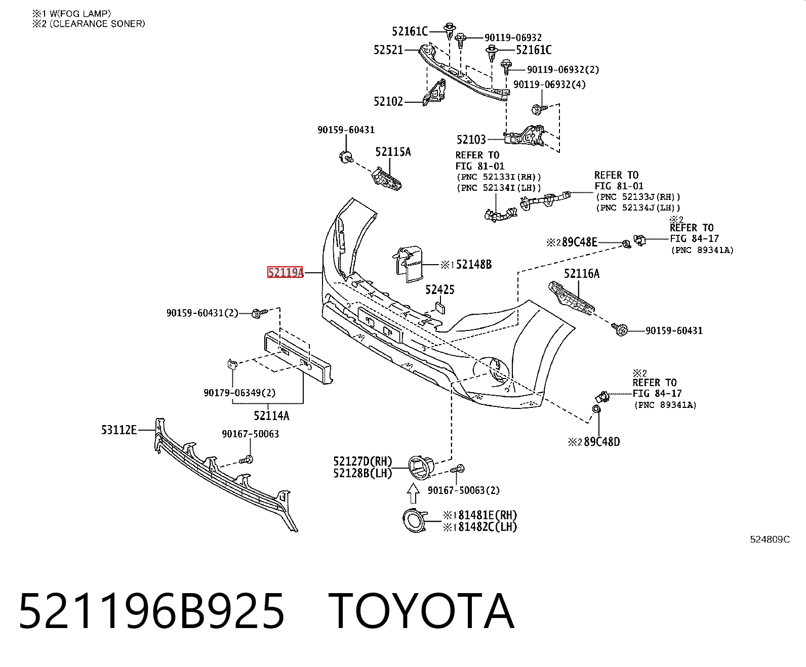 FP7039901 FPS Бампер передній в зборі