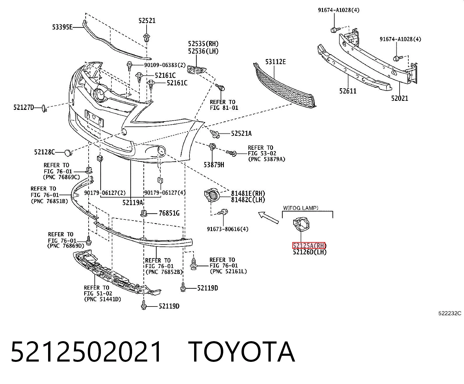 5212502021 Toyota