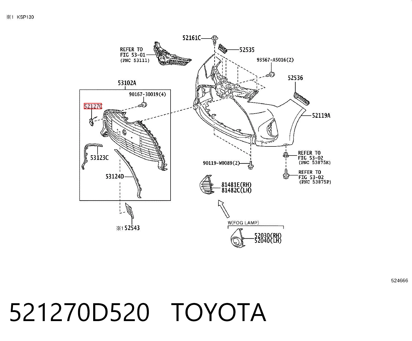 521270D520 Toyota 
