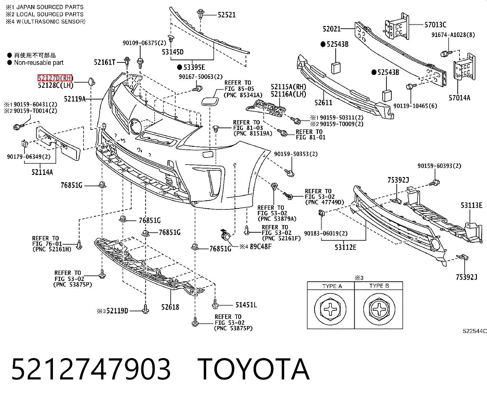 5212747903 Toyota 