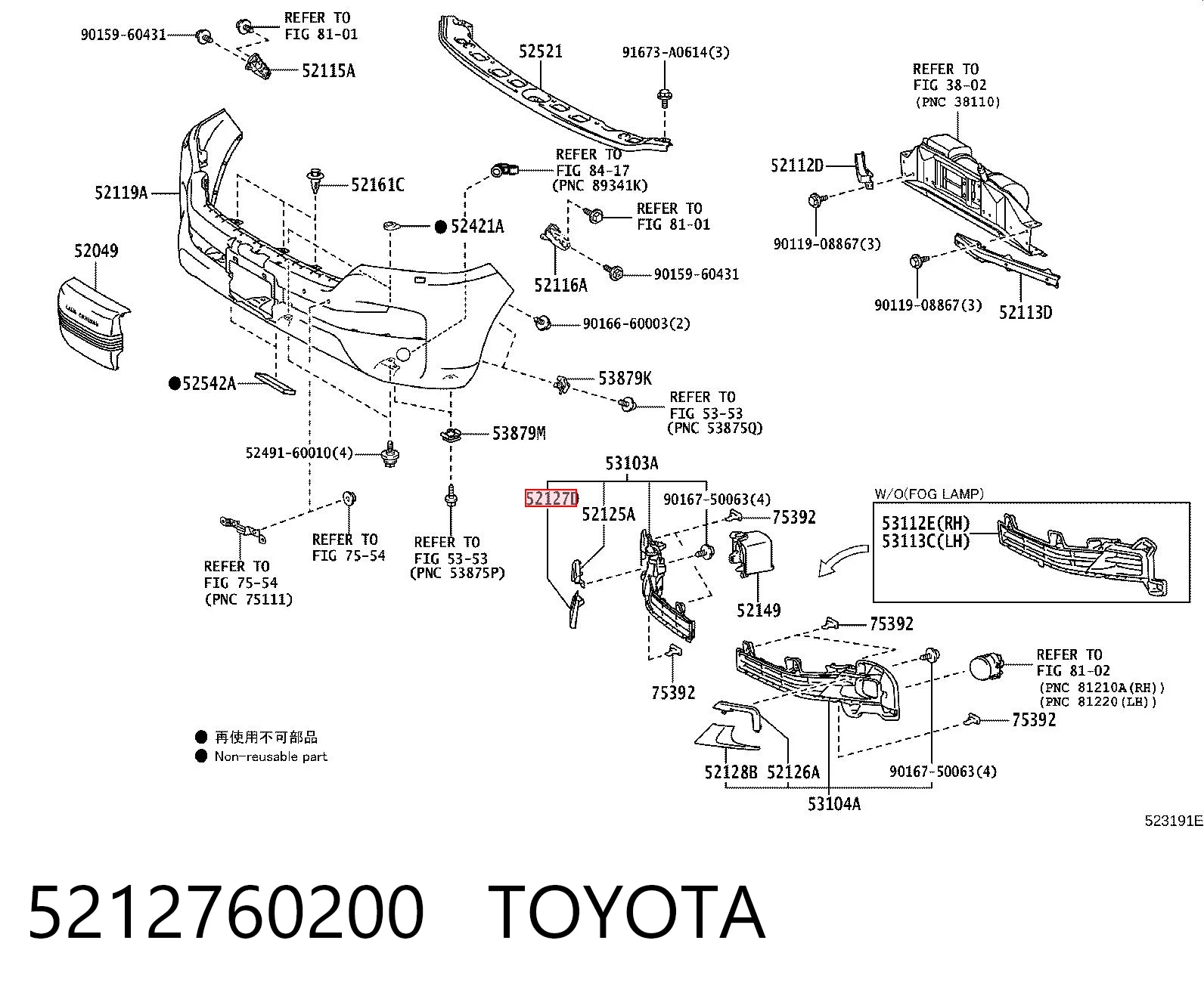 5212760200 Toyota 