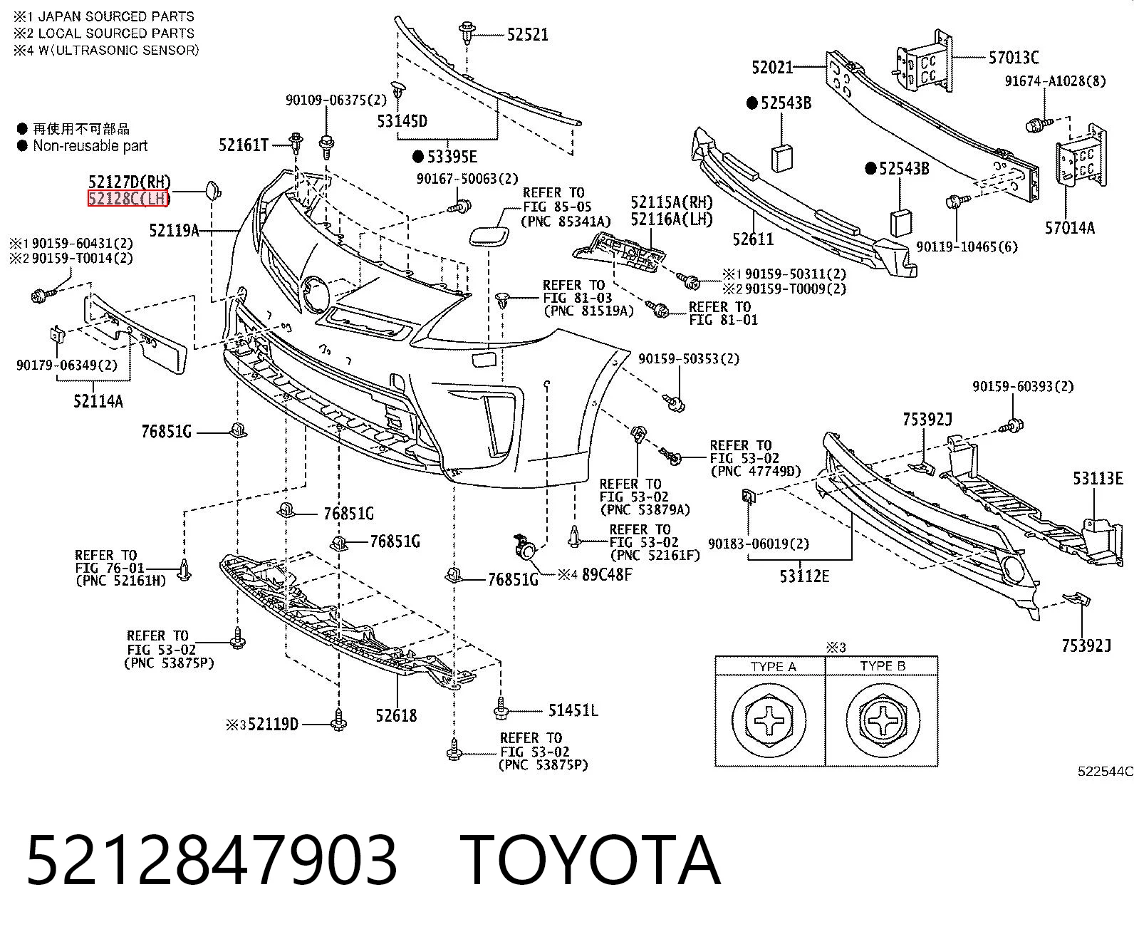 5212847903 Toyota 
