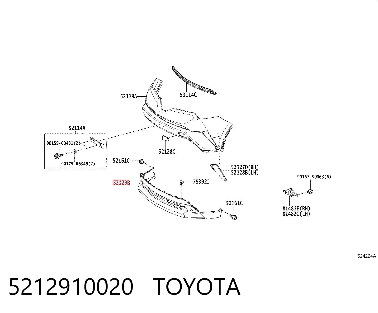 5212910020 Toyota 