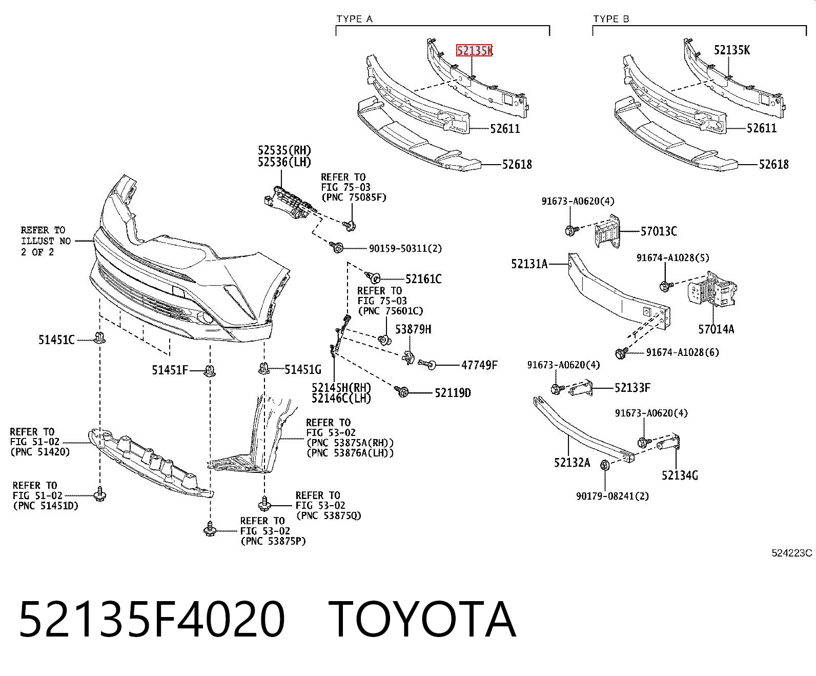 52135F4020 Toyota 