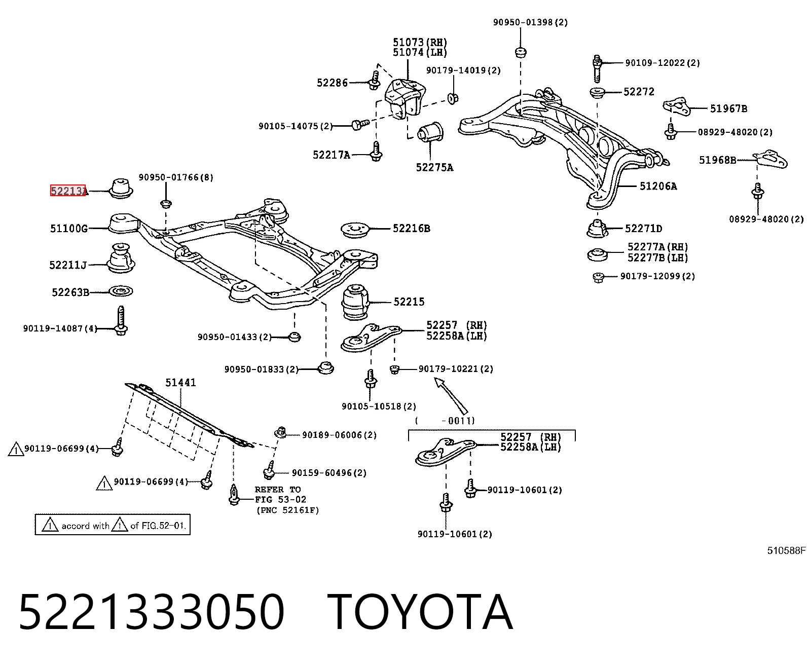 5221333050 Toyota