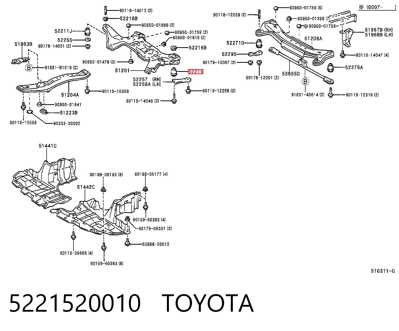 5221520010 Toyota