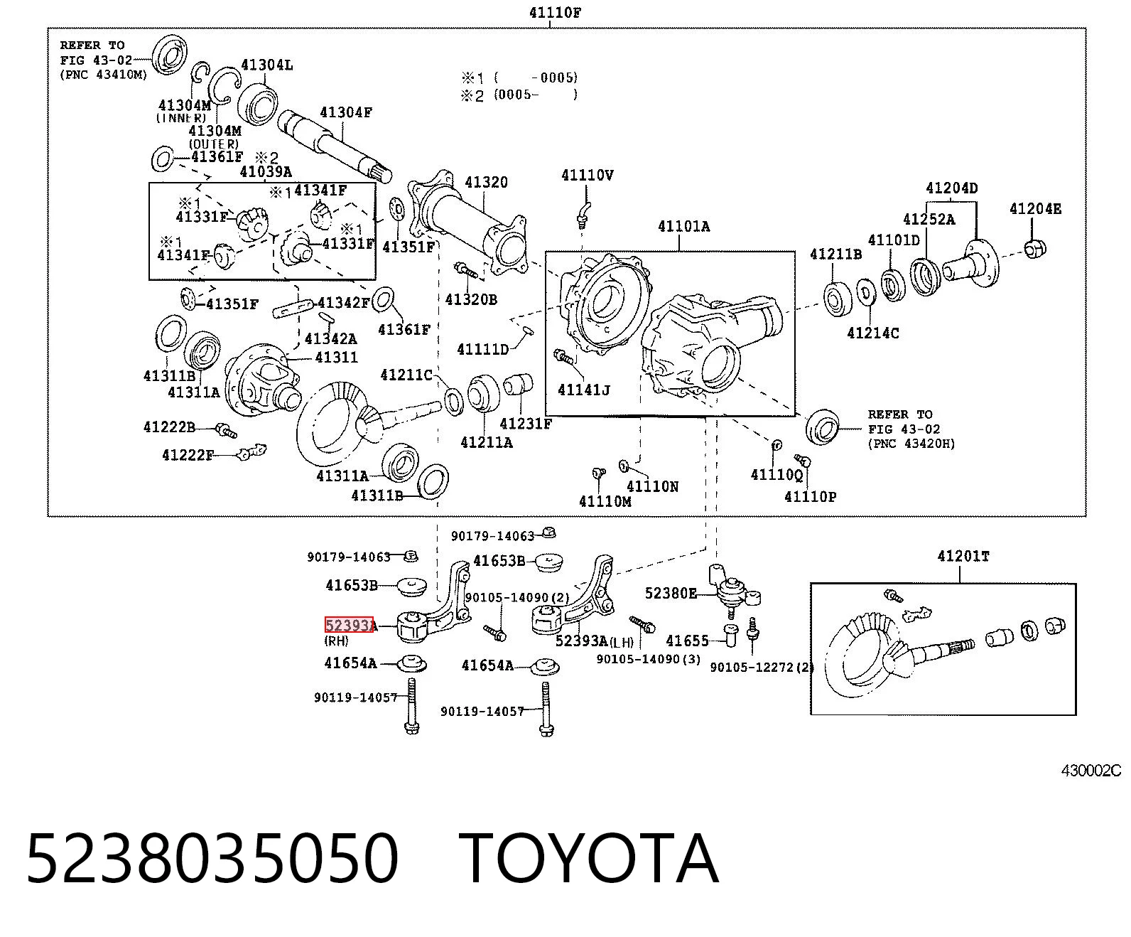 5238035050 Toyota 