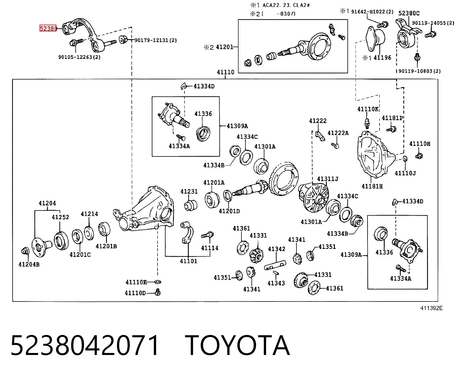 ADMTO1012 Tenacity Кронштейн/траверса заднього редуктора, передня