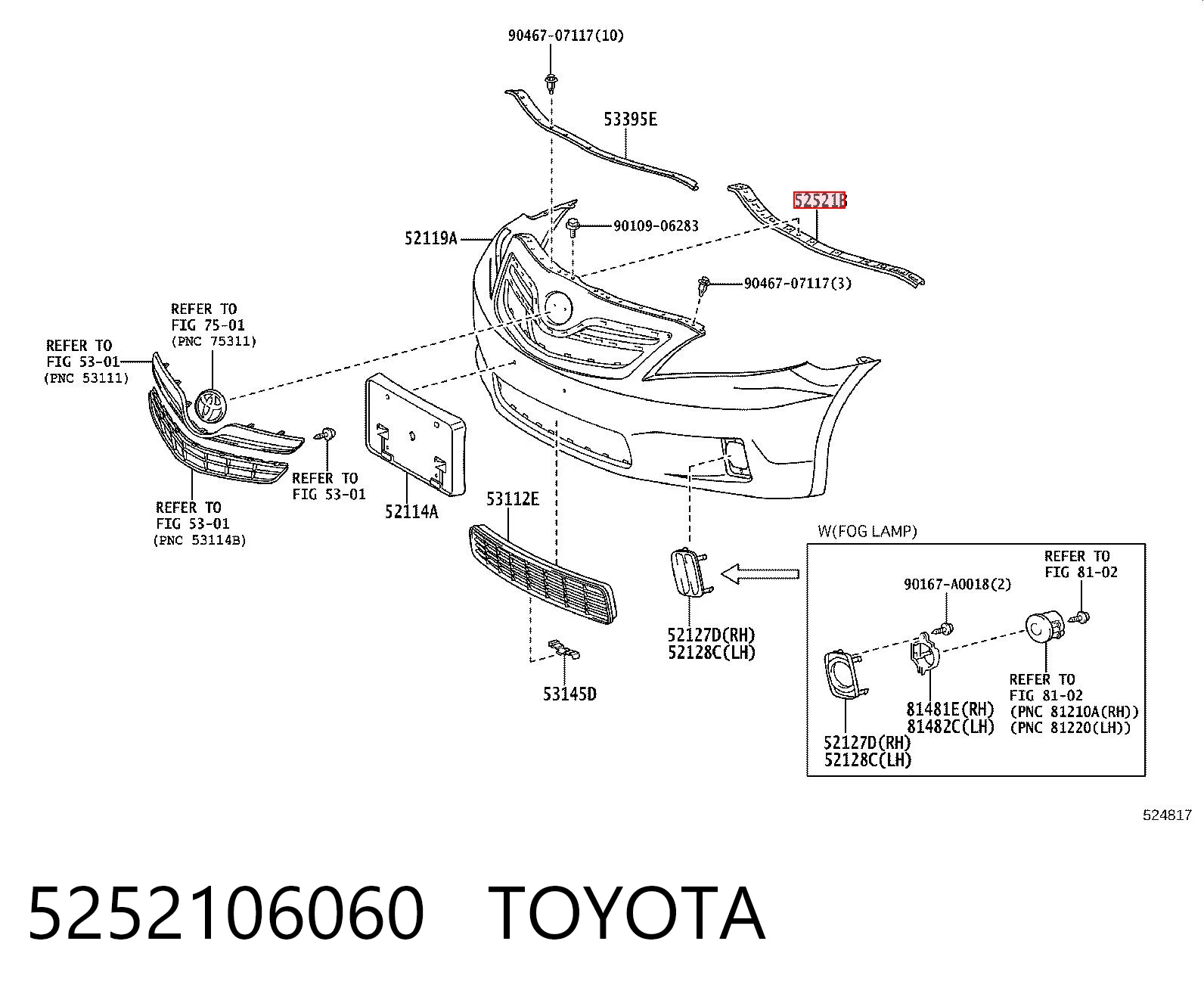 5252106060 Toyota 