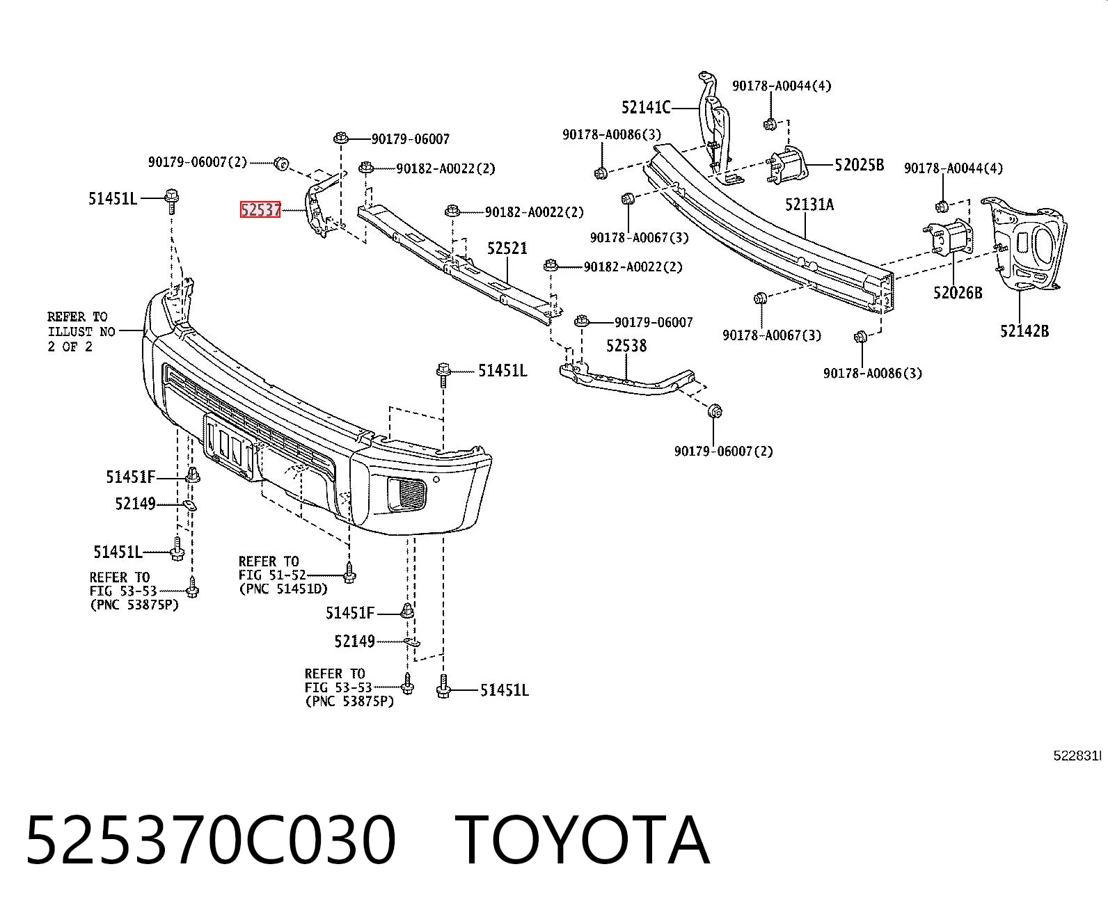 525370C030 Toyota 