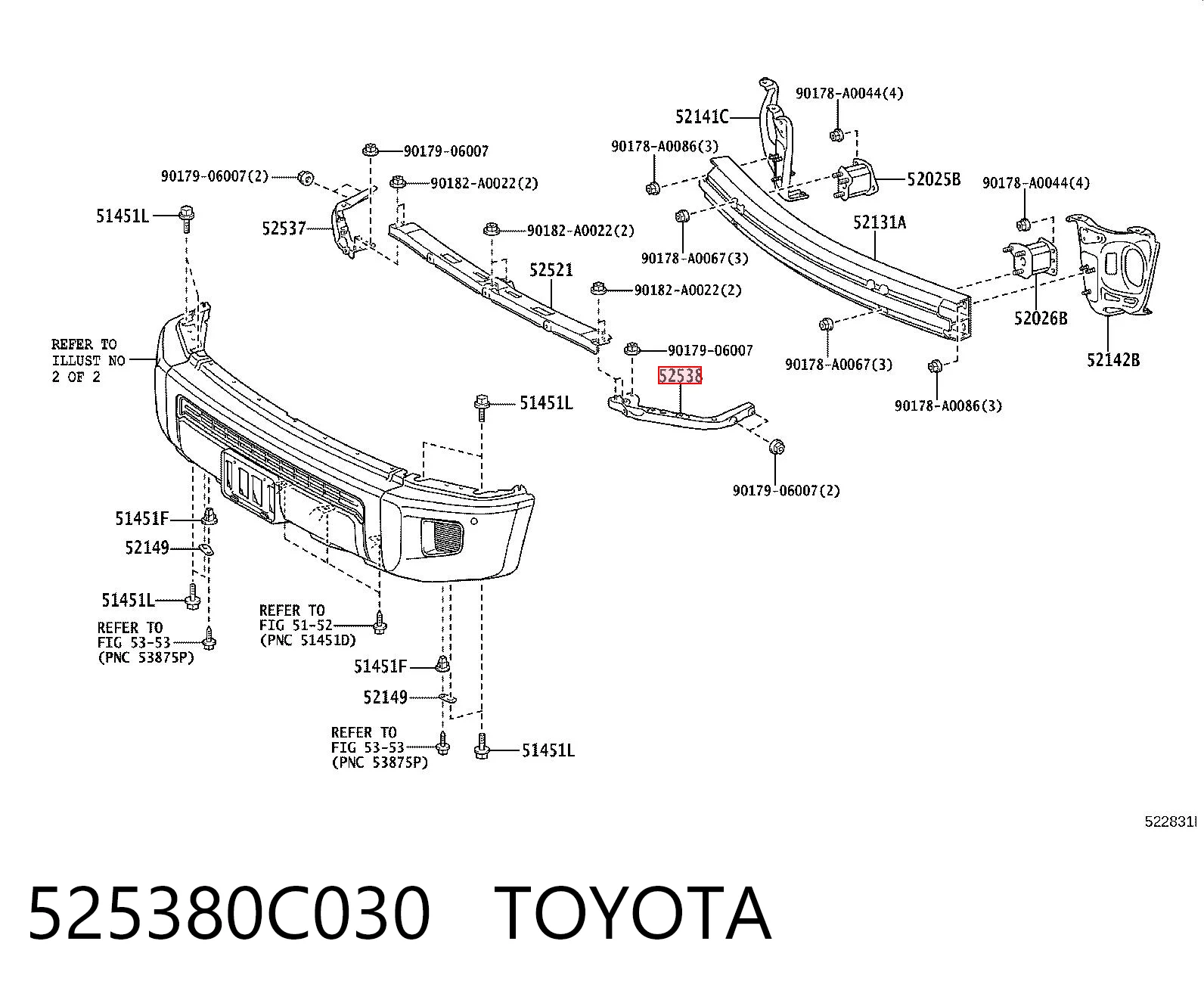 525380C030 Toyota 