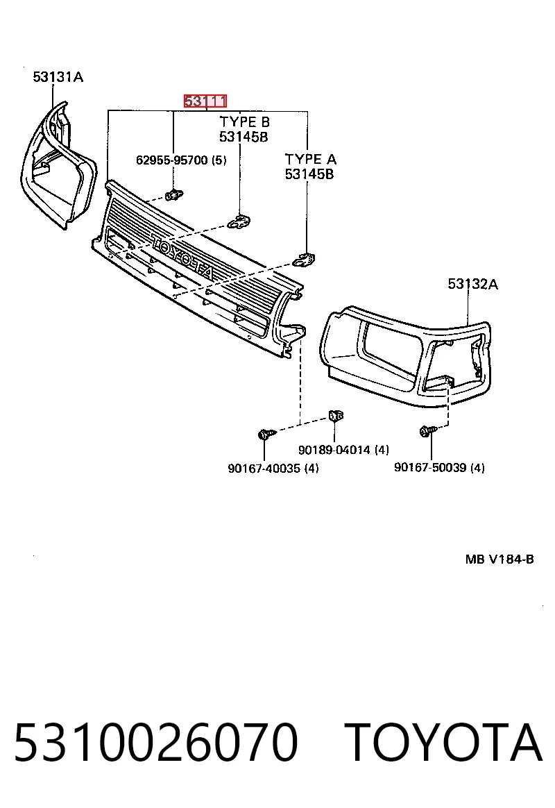 5310026070 Toyota
