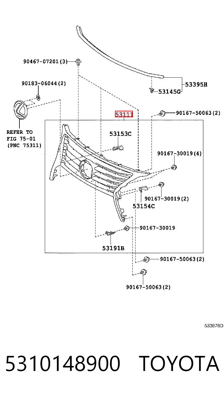 5310148900 Toyota