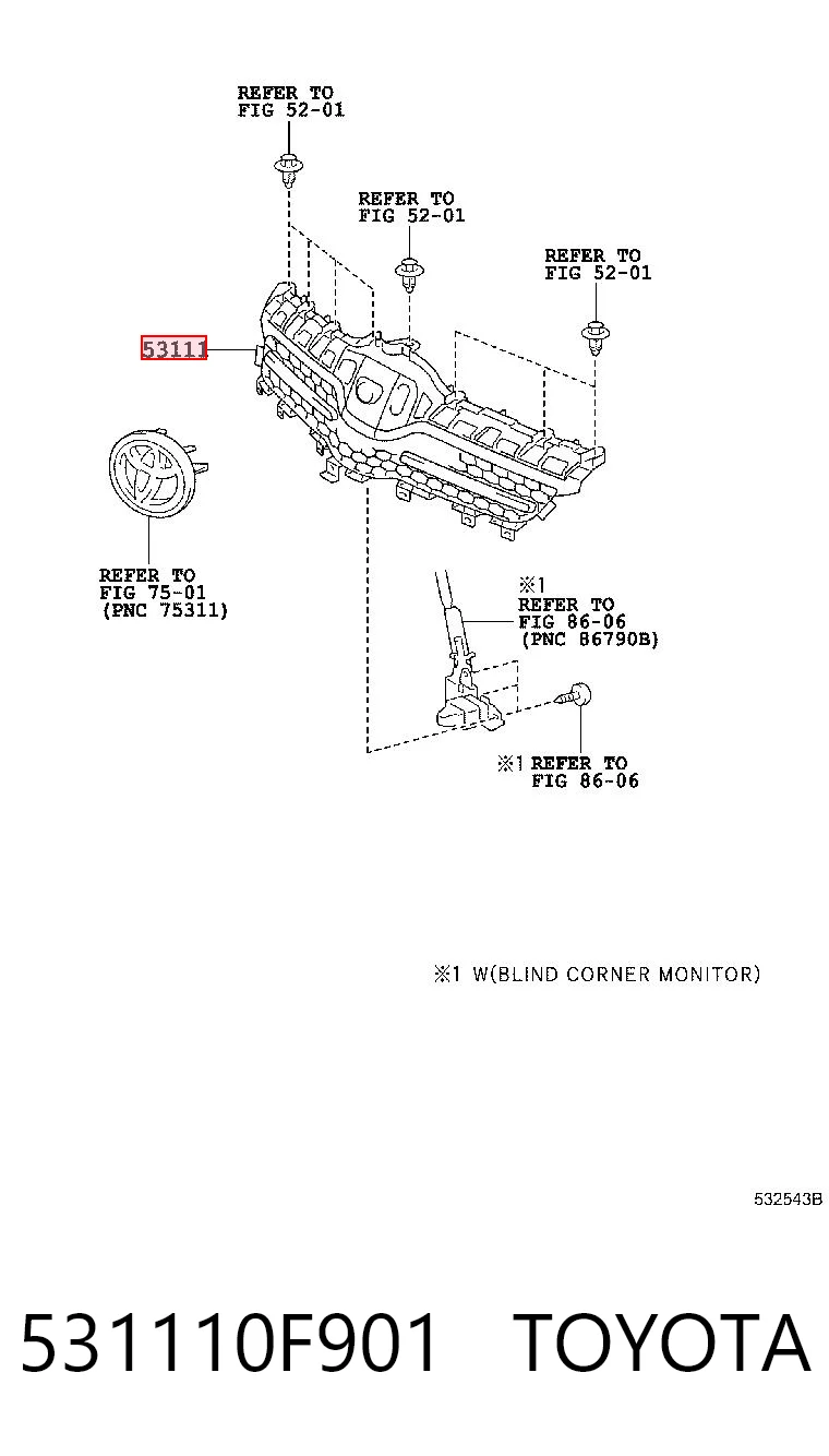 Облицювання радіатора Polcar 818605 ціна, від 41.83 USD