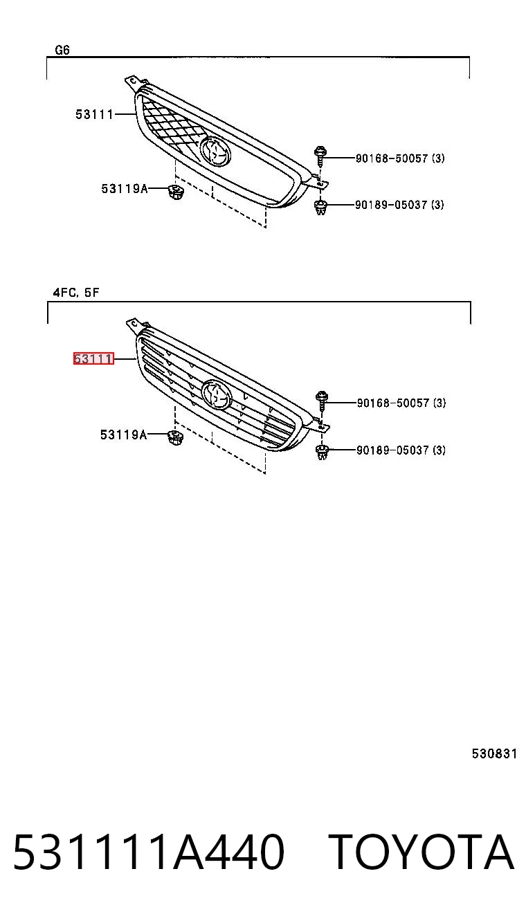 531111A440 Toyota