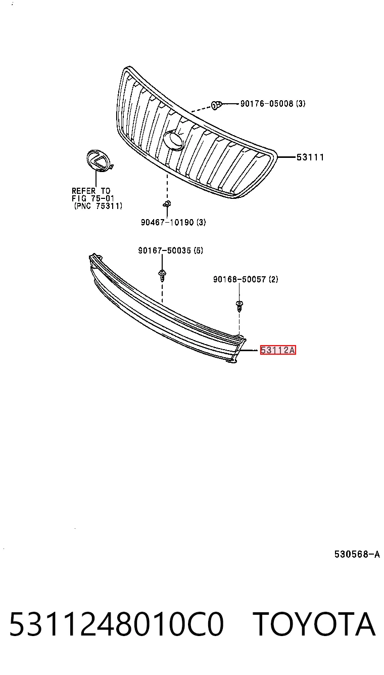 5311248010C0 Toyota
