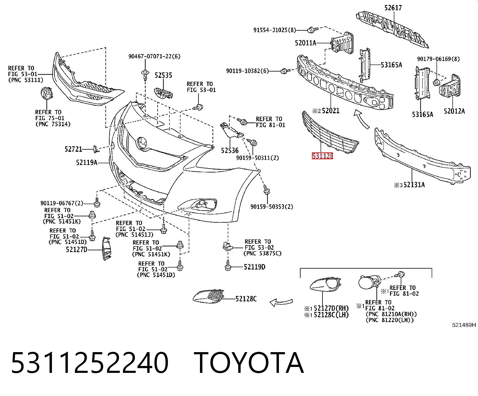 5311252240 Toyota 