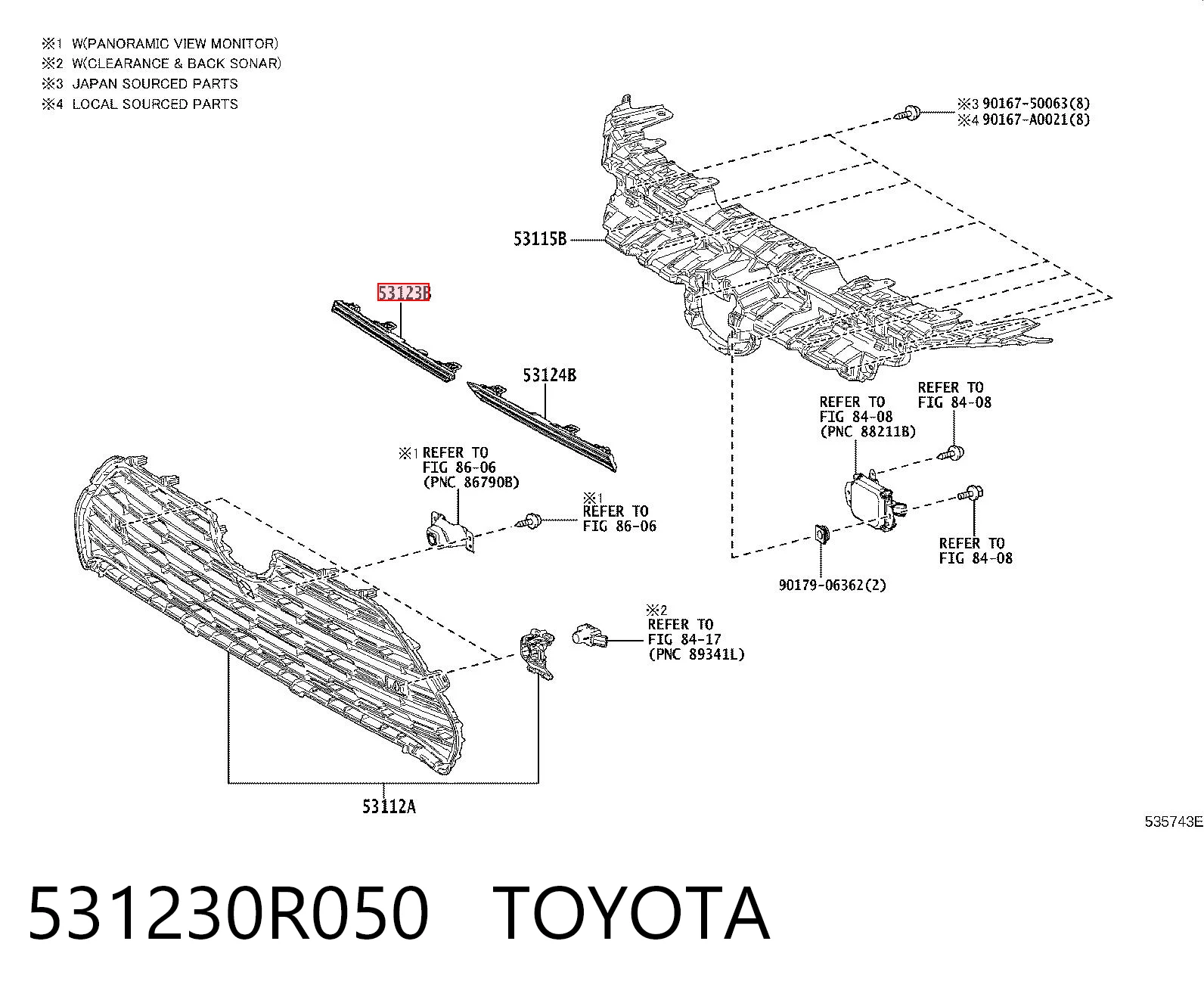 531230R050 Toyota 