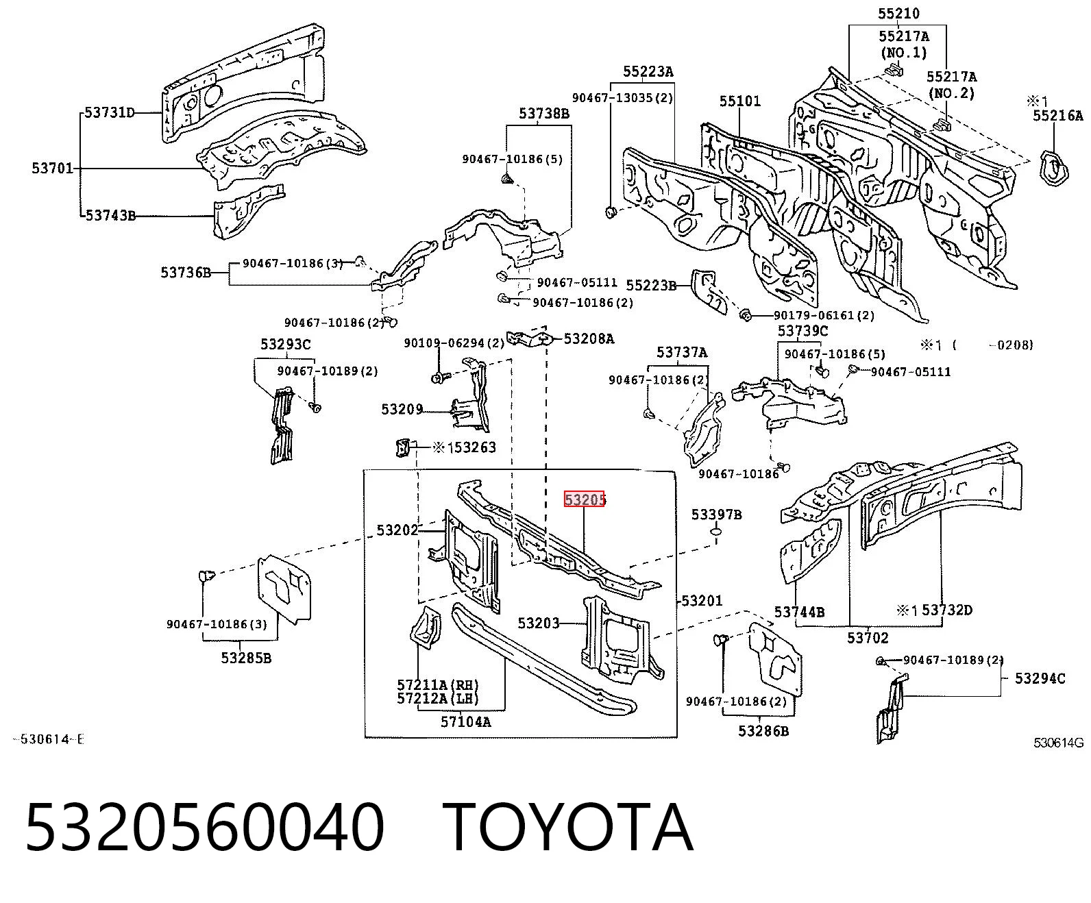 5320560040 Toyota