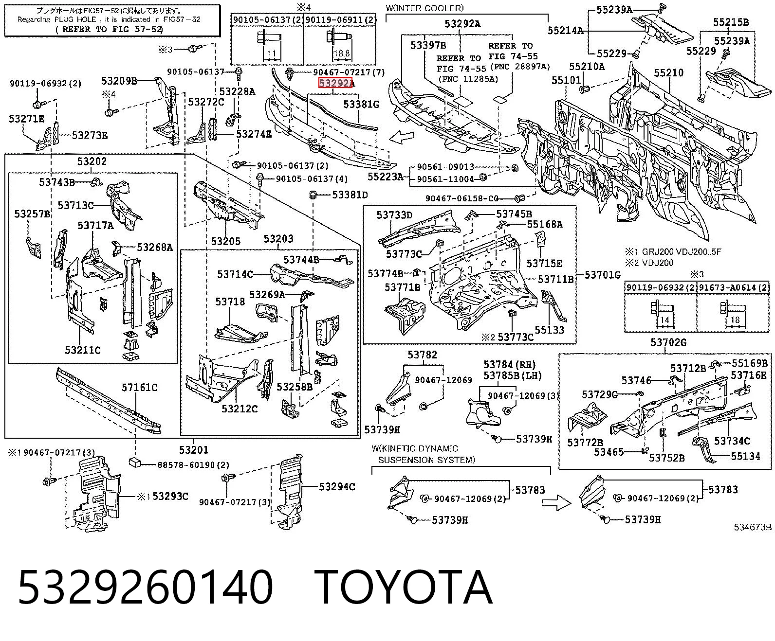 5329260140 Toyota 