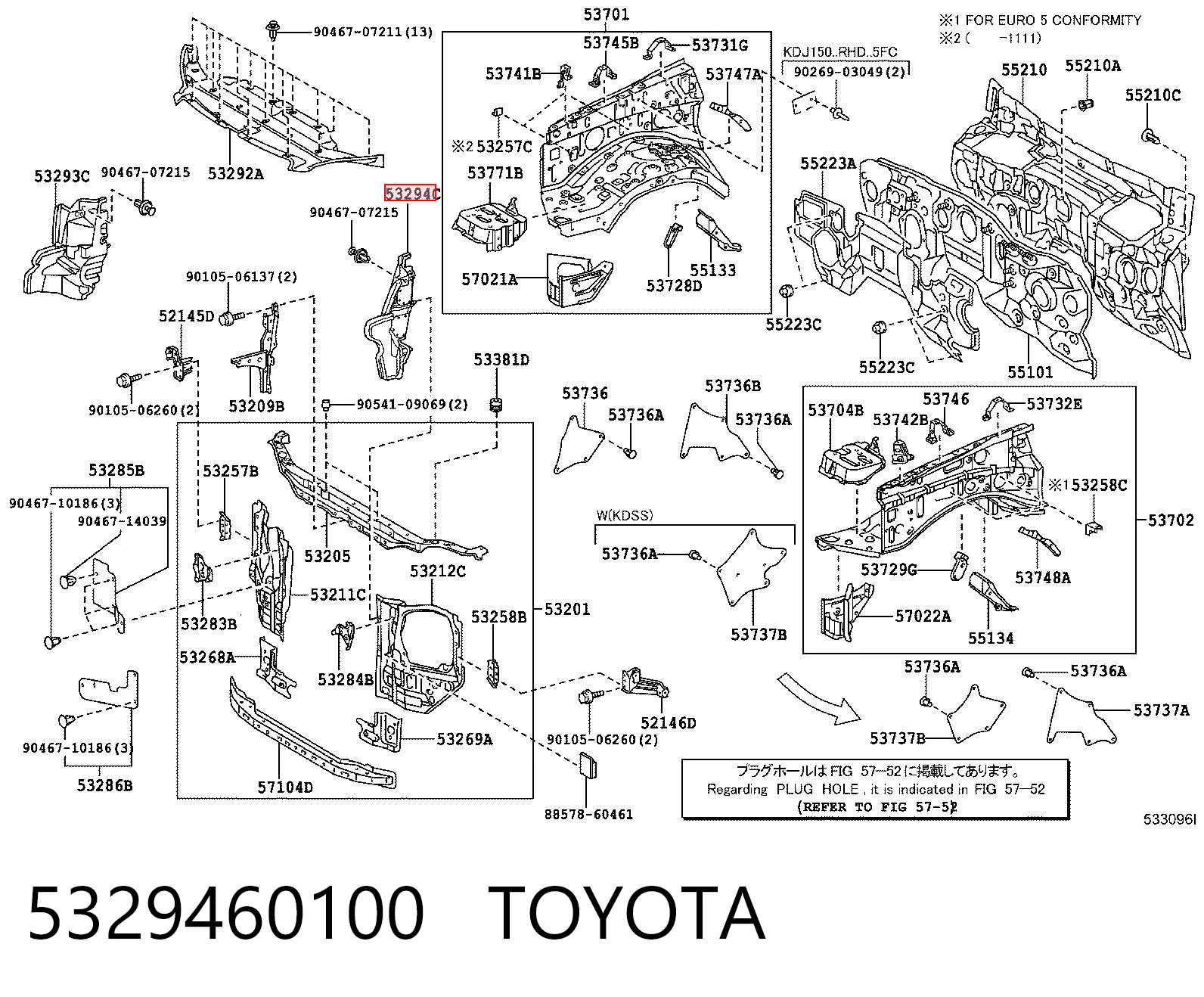 5329460100 Toyota