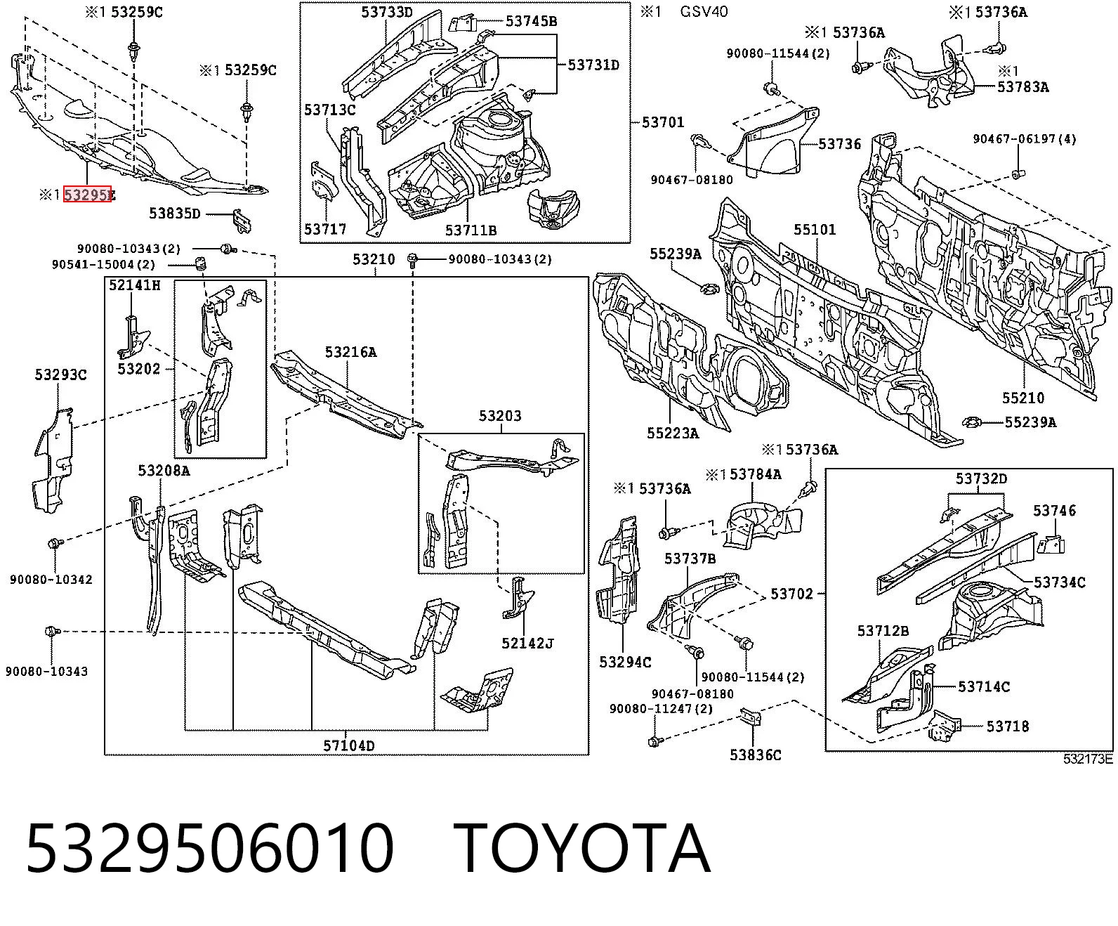 5329506010 Toyota 